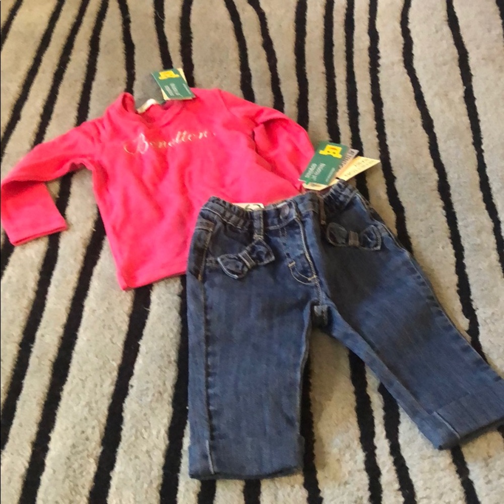 Benetton Baby 2 Piece Outfit - 3-6M - NWT